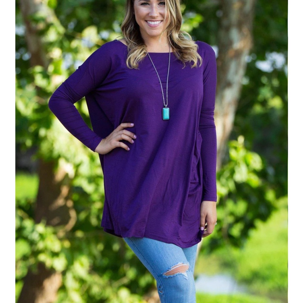 Purple Piko 1988 long sleeve shirt size M